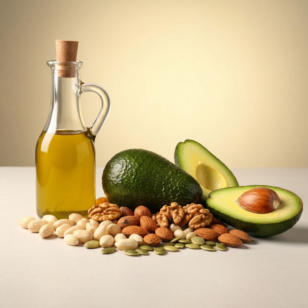 Healthy fats and nutritious oils topic