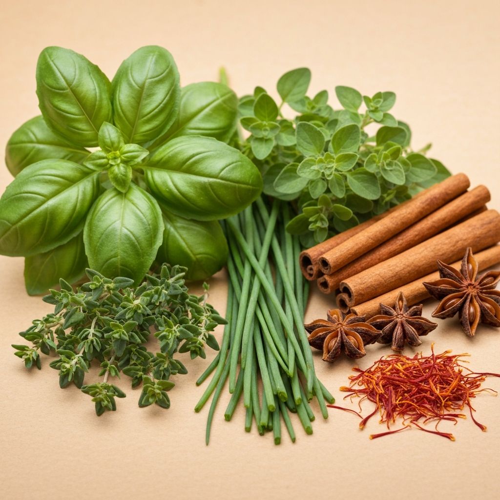 Herbs spices and natural flavor compounds